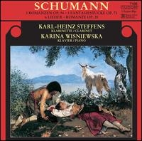Schumann Robert - 3 Romanzen, Op. 94 / Fantasiestücke in der Gruppe Externt_Lager / Naxoslager bei Bengans Skivbutik AB (4166705)