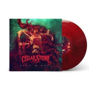 Cellar Stone - Rise & Fall (Red/Black Marbled Viny in der Gruppe VINYL / Hårdrock bei Bengans Skivbutik AB (4167184)