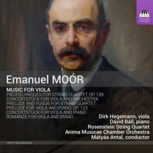 Moor Emanuel - Music For Viola in der Gruppe Externt_Lager / Naxoslager bei Bengans Skivbutik AB (4167500)