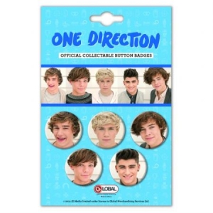 One Direction - Phase 4 Button Badge Pack in der Gruppe Merchandise bei Bengans Skivbutik AB (4168385)
