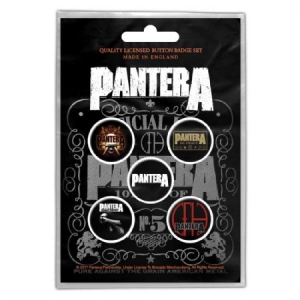 Pantera - 101 Proof Button Badge Pack in der Gruppe Merchandise bei Bengans Skivbutik AB (4168402)