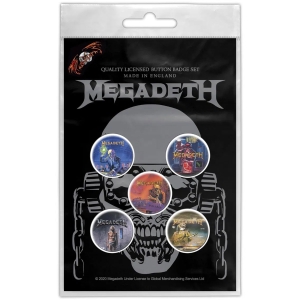 Megadeth - Vic Rattlehead Button Badge Pack in der Gruppe MERCHANDISE / Pin-Button Badge /  /  bei Bengans Skivbutik AB (4168413)