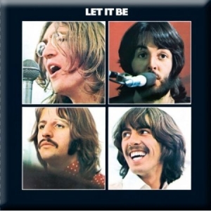 The Beatles - Let It Be Album Magnet in der Gruppe Minishops / Beatles bei Bengans Skivbutik AB (4168423)