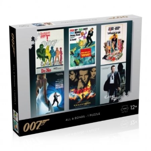 James Bond Puzzle Actor Debut Poster 100 in der Gruppe Labels /  bei Bengans Skivbutik AB (4171278)