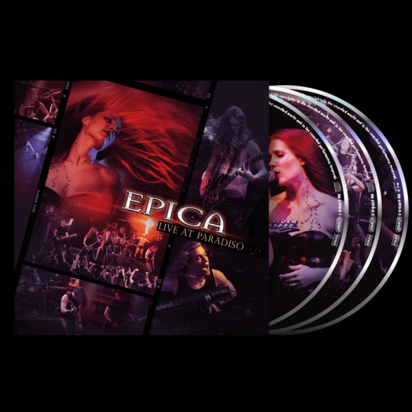 Epica - Live At Paradiso (2CD , BluRay) in der Gruppe CD / Bestseller bei Bengans Skivbutik AB (4171691)