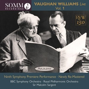Vaughan Williams Ralph - Vaughan Williams Live Vol. 1 in der Gruppe CD bei Bengans Skivbutik AB (4171938)