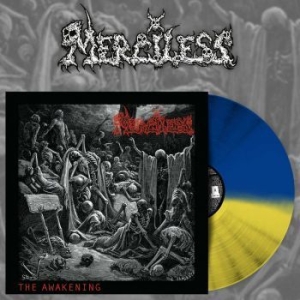 Merciless - Awakening (Yellow/Blue Vinyl Lp) in der Gruppe VINYL / Hårdrock bei Bengans Skivbutik AB (4172868)