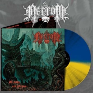 Necrom - All Paths Are Left Here (Yellow/Blu in der Gruppe VINYL / Hårdrock/ Heavy metal bei Bengans Skivbutik AB (4172872)