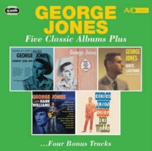 George Jones - Five Classic Albums Plus in der Gruppe CD / Country bei Bengans Skivbutik AB (4174090)