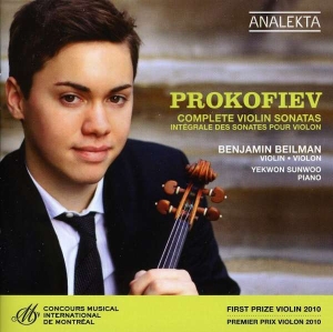 Beilman Benjamin - Prokofiev: Complete Violin Sonatas in der Gruppe CD bei Bengans Skivbutik AB (4175412)