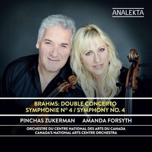 Zukerman Pinchas Forsyth Amanda - Brahms: Double Concerto / Symphony in der Gruppe Externt_Lager / Naxoslager bei Bengans Skivbutik AB (4176114)