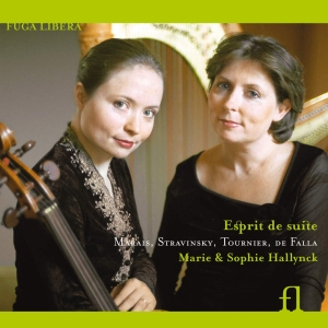 Marais/Stravinsky/Tournier/Fal - Duo Hallynck / Esprit De Suite in der Gruppe Externt_Lager / Naxoslager bei Bengans Skivbutik AB (4176159)