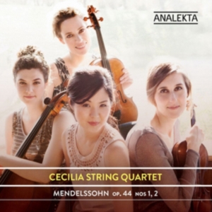 Cecilia String Quartet - Mendelssohn: String Quartet Op.44 N in der Gruppe Externt_Lager / Naxoslager bei Bengans Skivbutik AB (4176171)