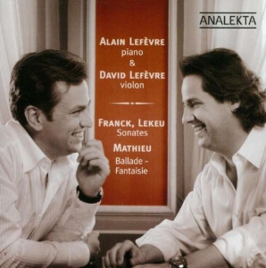 Lefèvre Alain Lefèvre David - Works For Piano And Violin in der Gruppe Externt_Lager / Naxoslager bei Bengans Skivbutik AB (4176177)