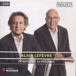 Lefèvre Alain - Dompierre: 24 Preludes in der Gruppe Externt_Lager / Naxoslager bei Bengans Skivbutik AB (4176182)