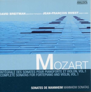 Rivest Jean-Francois Breitman Da - Mozart: Complete Sonatas For Fortep in der Gruppe CD bei Bengans Skivbutik AB (4176337)