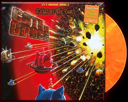 Cats In Space - Kickstart The Sun in der Gruppe VINYL / Rock bei Bengans Skivbutik AB (4176459)
