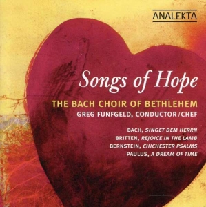 Bach Choir Of Bethlehem - Songs Of Hope in der Gruppe CD bei Bengans Skivbutik AB (4176757)
