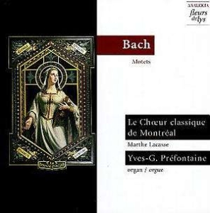 Le Choeur Classique De Montréal Pr - J.S. Bach: Motets in der Gruppe Externt_Lager / Naxoslager bei Bengans Skivbutik AB (4176762)