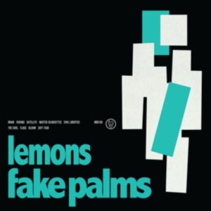 Fake Palms - Lemons (Aqua Blue & Black Swirl Vin in der Gruppe VINYL / Pop-Rock bei Bengans Skivbutik AB (4177064)