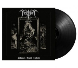 Pestlegion - Sathanas Grand Victoria (Black Viny in der Gruppe VINYL / Hårdrock/ Heavy metal bei Bengans Skivbutik AB (4177101)