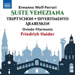 Wolf-Ferrari Ermanno - Suite Veneziana Tryptichon Divert in der Gruppe Externt_Lager / Naxoslager bei Bengans Skivbutik AB (4177143)