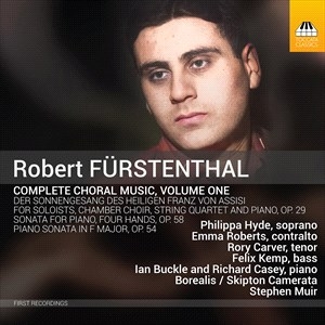 Furstenthal Robert - Complete Choral Music, Vol. 1 in der Gruppe CD bei Bengans Skivbutik AB (4177149)