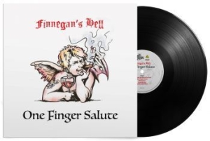 Finnegans Hell - One Finger Salute (Black Lp) in der Gruppe VINYL / Pop bei Bengans Skivbutik AB (4177319)