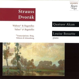 Bessette Louise Quatuor Alcan - Strauss/Dvorák: Waltzes & Bagatelle in der Gruppe CD bei Bengans Skivbutik AB (4177430)