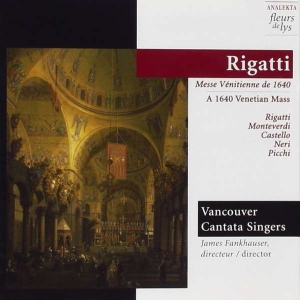 Vancouver Cantata Singers - Rigatti: A 1640 Venetian Mass in der Gruppe CD bei Bengans Skivbutik AB (4177437)
