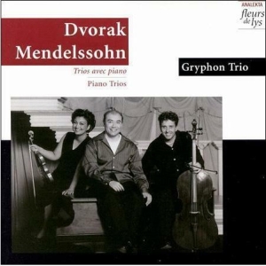Gryphon Trio - Dvorak/Mendelssohn:  Piano Trios in der Gruppe Externt_Lager / Naxoslager bei Bengans Skivbutik AB (4177904)
