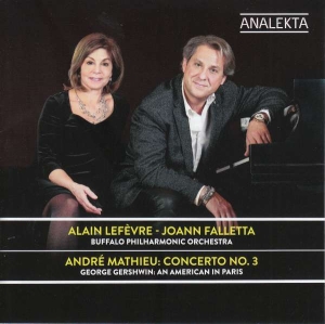 Lefèvre Alain Falletta Joann Bu - Mathieu: Concerto No.3 in der Gruppe Externt_Lager / Naxoslager bei Bengans Skivbutik AB (4178122)