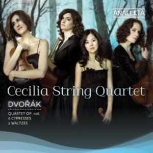 Cecilia String Quartet - Dvorak: Cypresses & String Quartet in der Gruppe Externt_Lager / Naxoslager bei Bengans Skivbutik AB (4178153)
