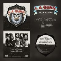 L.A. Guns - Knock Me Down (Vinyl Picture Disc S in der Gruppe VINYL / Hårdrock bei Bengans Skivbutik AB (4178201)