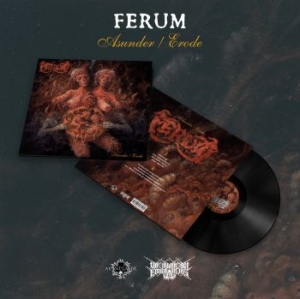 Ferum - Asunder / Erode (Black Vinyl Lp) in der Gruppe VINYL / Hårdrock/ Heavy metal bei Bengans Skivbutik AB (4179446)