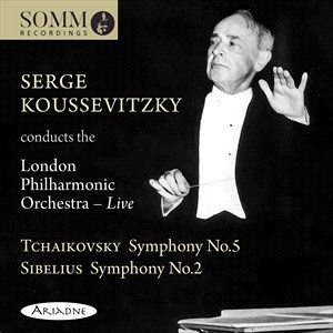 Sibelius Jean Tchaikovsky Pyotr - Serge Koussevitzky Conducts The Lon in der Gruppe CD bei Bengans Skivbutik AB (4180637)