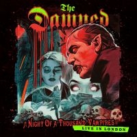 The Damned - A Night Of... Red Transparent in der Gruppe VINYL / Pop-Rock,Punk bei Bengans Skivbutik AB (4181406)