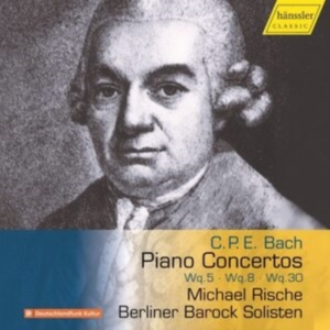 Bach Carl Philipp Emanuel - Piano Concertos Wq.5, Wq.8, & Wq.30 in der Gruppe Externt_Lager / Naxoslager bei Bengans Skivbutik AB (4181454)