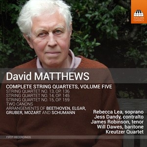 Matthews David - Complete String Quartets, Vol. 5 in der Gruppe CD bei Bengans Skivbutik AB (4181566)