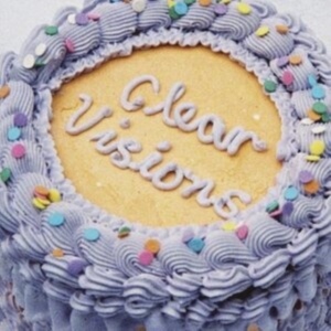 100% - Clear Visions (Transparent Teal Vin in der Gruppe VINYL / Pop-Rock bei Bengans Skivbutik AB (4182895)