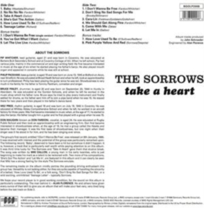 Sorrows - Take A Heart in der Gruppe VINYL / Pop-Rock bei Bengans Skivbutik AB (4183099)
