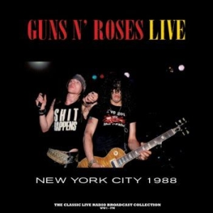 Guns N' Roses - Live In New York City 1988 (Yellow) in der Gruppe VINYL bei Bengans Skivbutik AB (4183139)