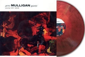 Mulligan Gerry Quartet - Featuring Chet Baket (Marble Red) in der Gruppe VINYL / Jazz bei Bengans Skivbutik AB (4183165)