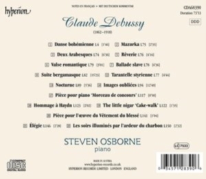 Debussy Claude - Early And Late Piano Pieces in der Gruppe Externt_Lager / Naxoslager bei Bengans Skivbutik AB (4184325)