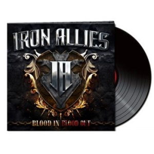 Iron Allies - Blood In Blood Out (Black Vinyl Lp) in der Gruppe VINYL / Hårdrock/ Heavy metal bei Bengans Skivbutik AB (4185195)