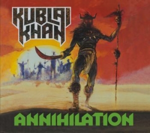 Kublai Khan - Annihilation (Orange Vinyl Lp) in der Gruppe VINYL / Hårdrock/ Heavy metal bei Bengans Skivbutik AB (4185199)