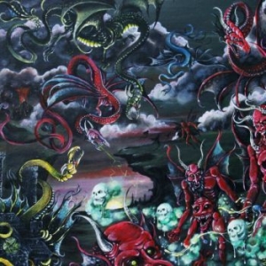 Daeva - Through Sheer Will And Black Magic in der Gruppe VINYL / Hårdrock/ Heavy metal bei Bengans Skivbutik AB (4185213)