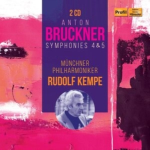 Bruckner Anton - Symphonies 4 & 5 in der Gruppe Externt_Lager / Naxoslager bei Bengans Skivbutik AB (4186918)