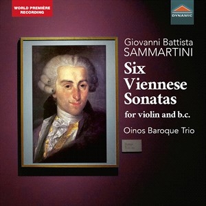 Sammartini Giovanni Battista - Six Viennese Sonatas For Violin & B in der Gruppe Externt_Lager / Naxoslager bei Bengans Skivbutik AB (4189277)