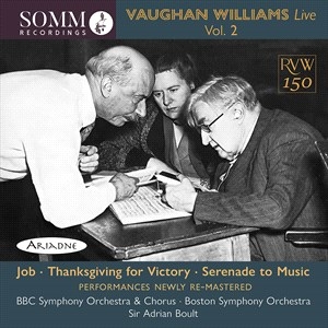 Vaughan Williams Ralph - Live, Vol. 2 in der Gruppe CD bei Bengans Skivbutik AB (4189282)
